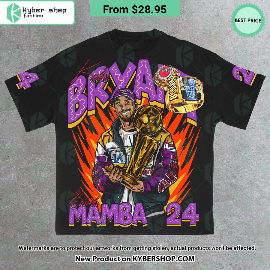 Kobe Bryant Black Mamba 24 T Shirt
