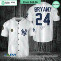Kobe Bryant New York Yankees Baseball Jersey