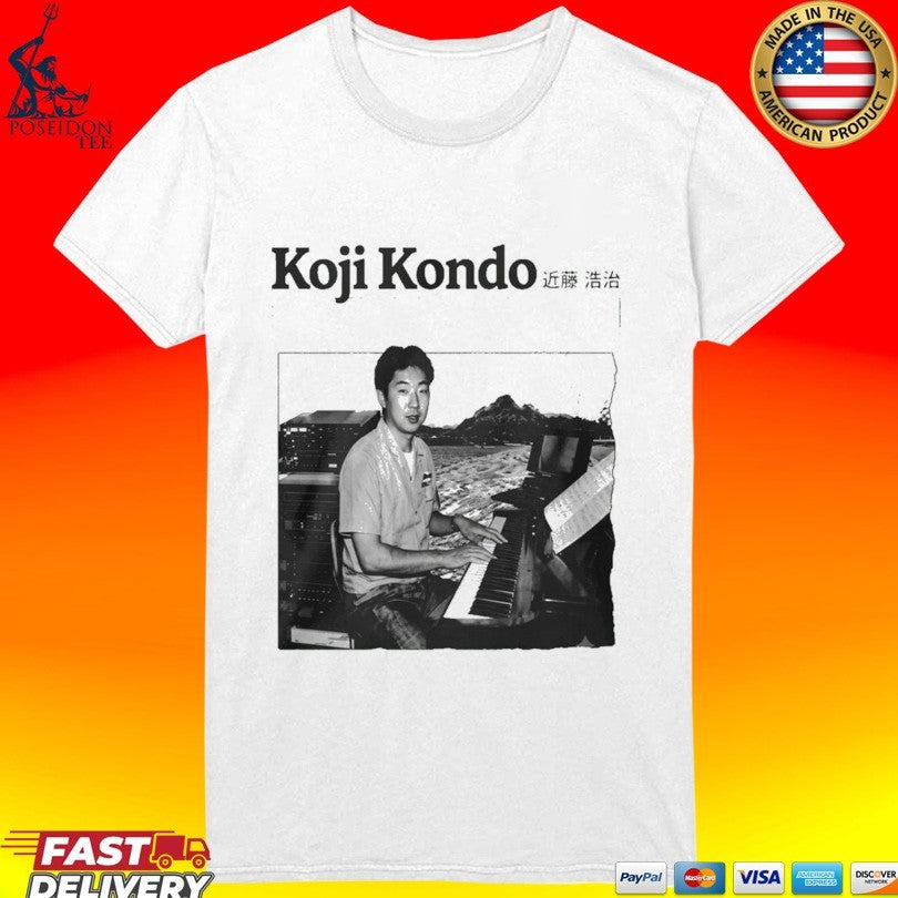 Koji Kondo I Can Hear Music T-shirt