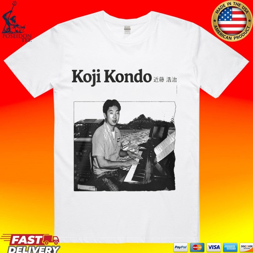 Koji Kondo I Can Hear Music T-shirt