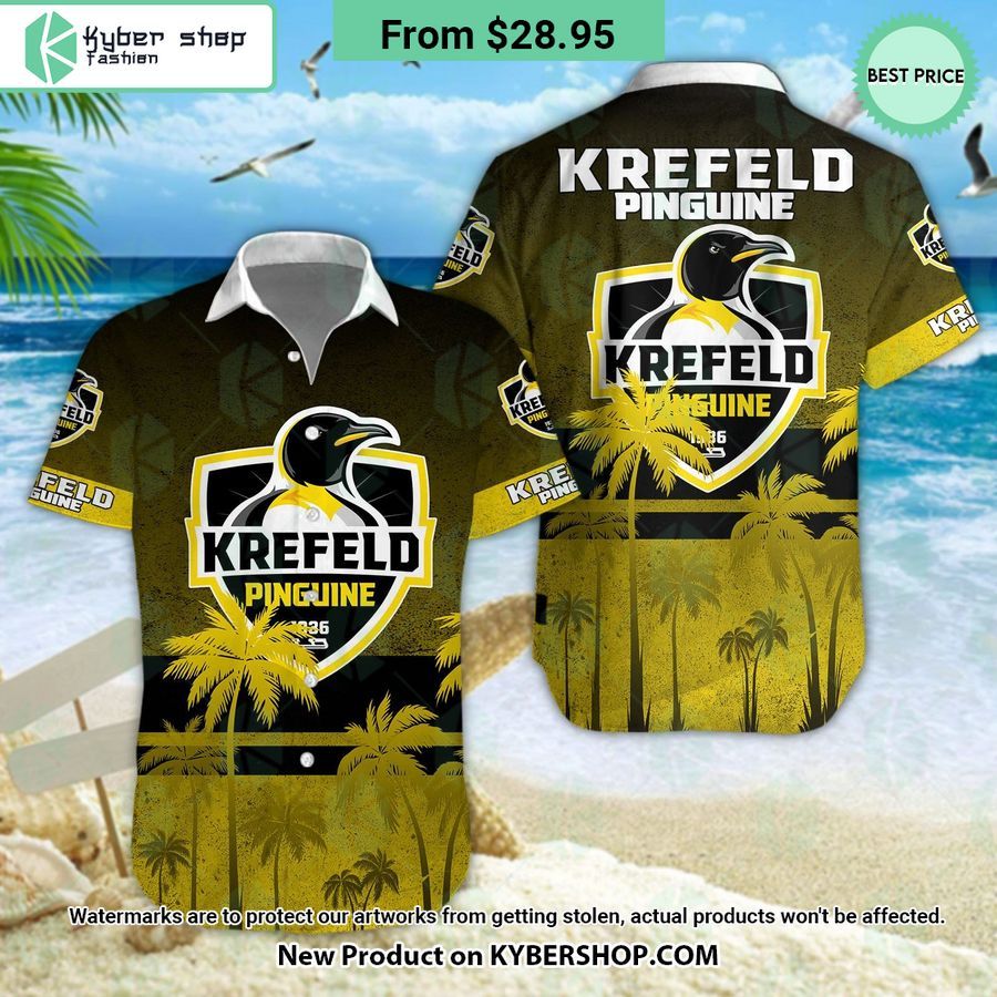 Krefeld Pinguine Hawaiian Shirt and Shorts