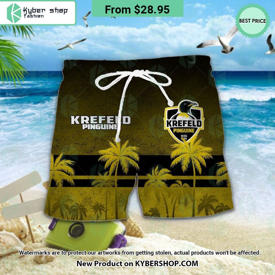 Krefeld Pinguine Hawaiian Shirt and Shorts