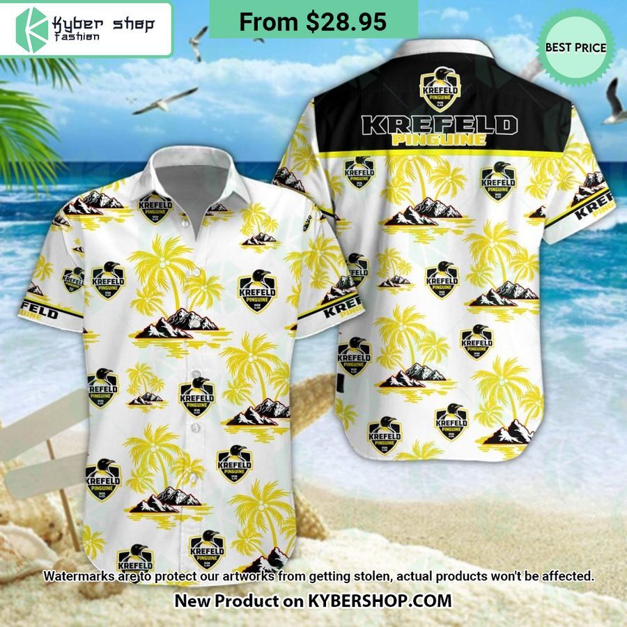 Krefeld Pinguine logo Hawaiian Shirt and Shorts