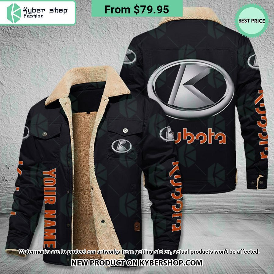 Kubota Fleece Leather Jacket