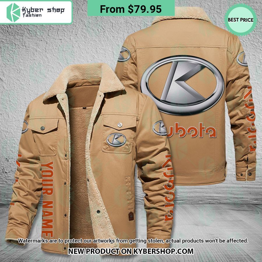 Kubota Fleece Leather Jacket