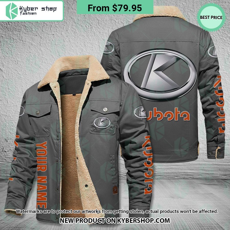 Kubota Fleece Leather Jacket