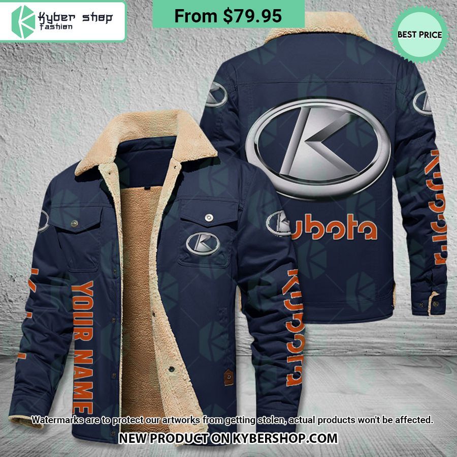 Kubota Fleece Leather Jacket