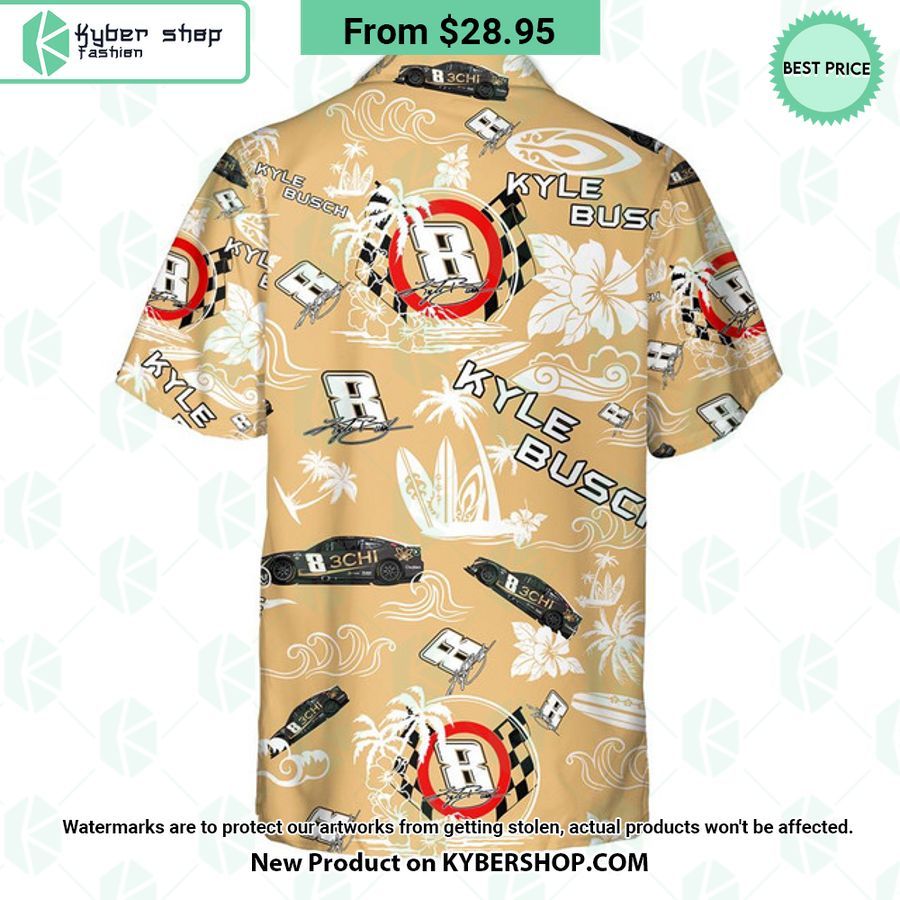 Kyle Busch NASCAR 2023 3CHI Racing Hawaiian Shirt