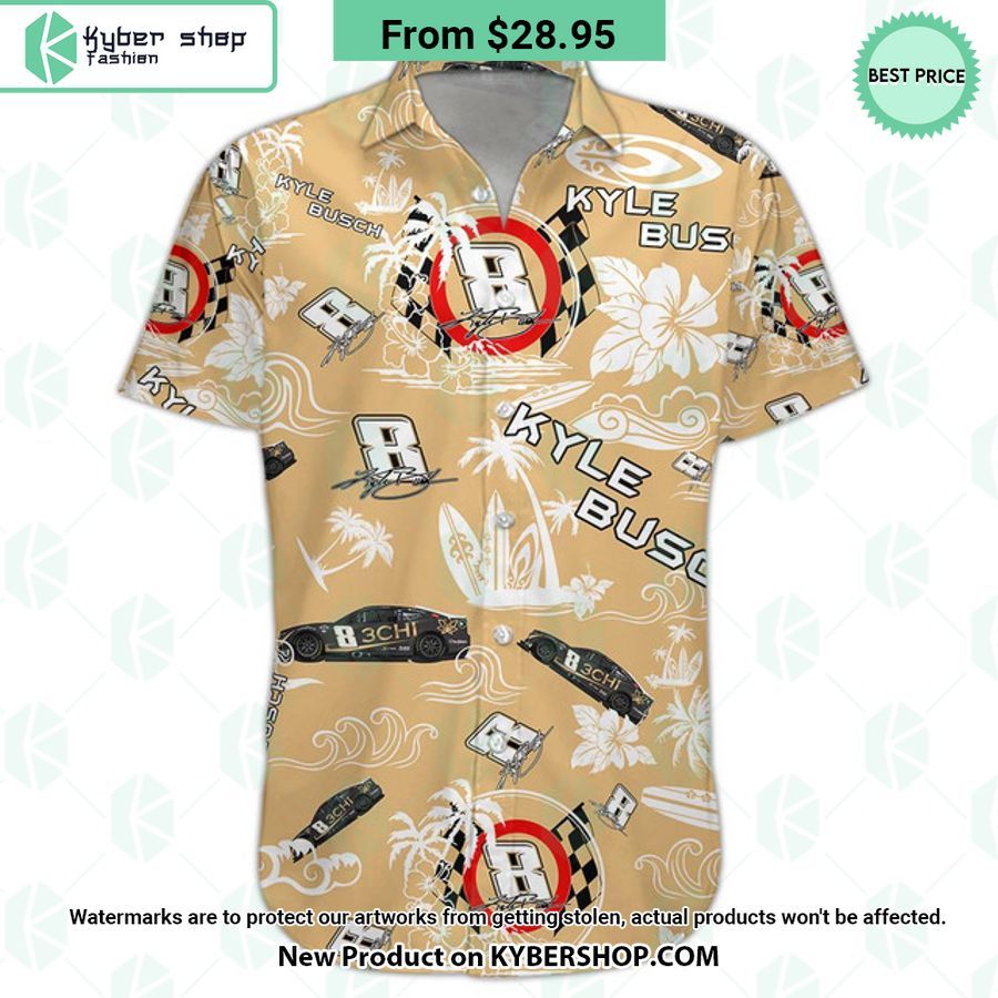 Kyle Busch NASCAR 2023 3CHI Racing Hawaiian Shirt