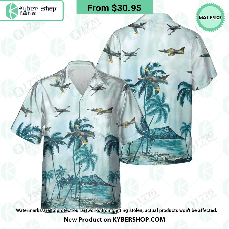 L-39 Albatros Palm Hawaiian Shirt