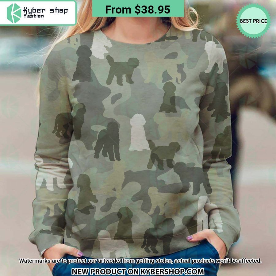 Labradoodle Camo Sweatshirt