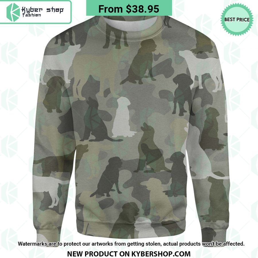 Labrador Retriever Camo Sweatshirt