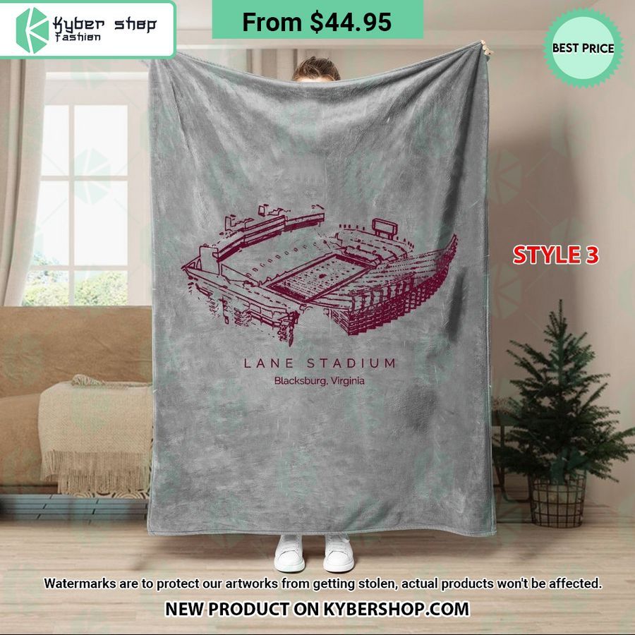 Lane Stadium Virginia Tech Hokies Blanket