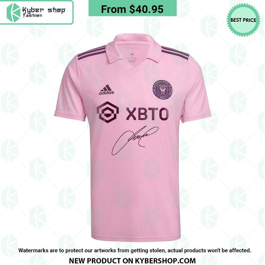 Leonel Messi signature Inter Miami Soccer Jersey