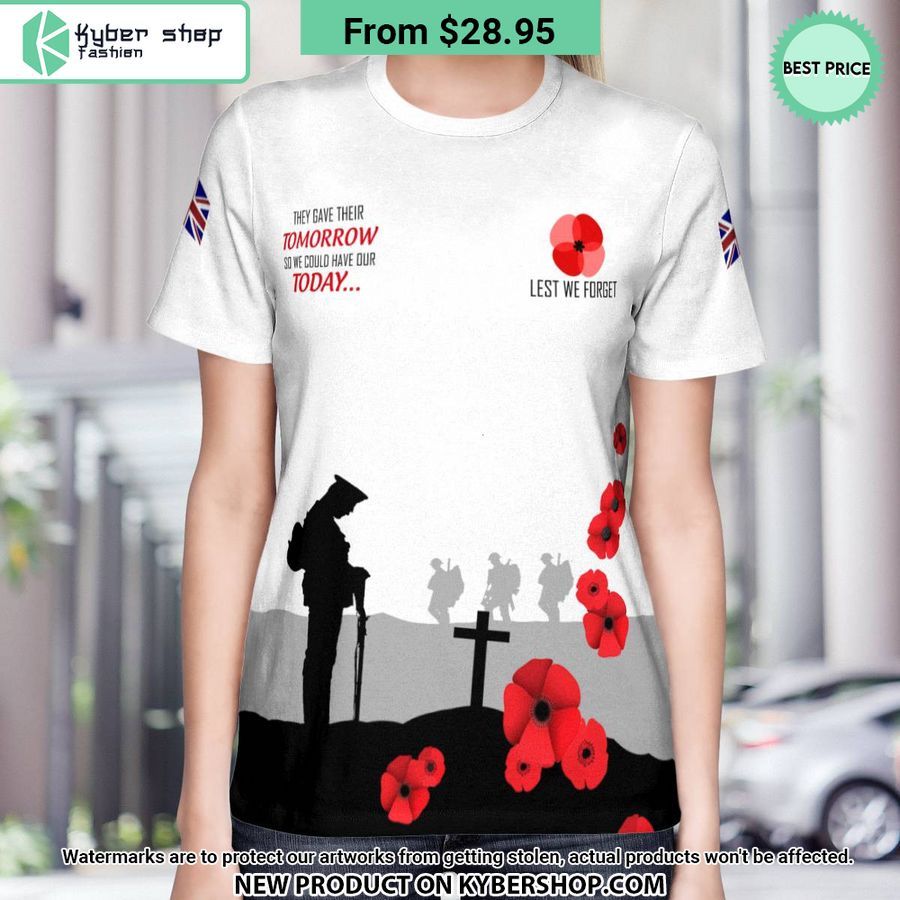 Lest We Forget England Flag Shirt, Hoodie