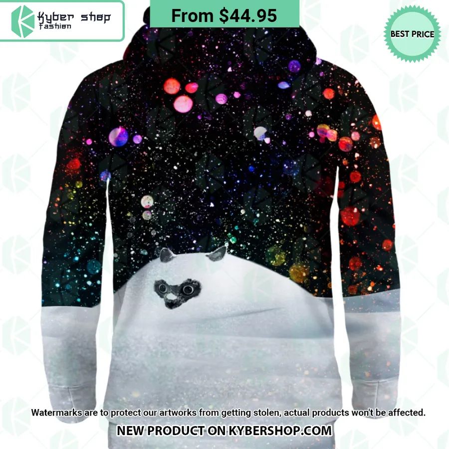 Let it snow Cocaine Everywhere Cat Hoodie