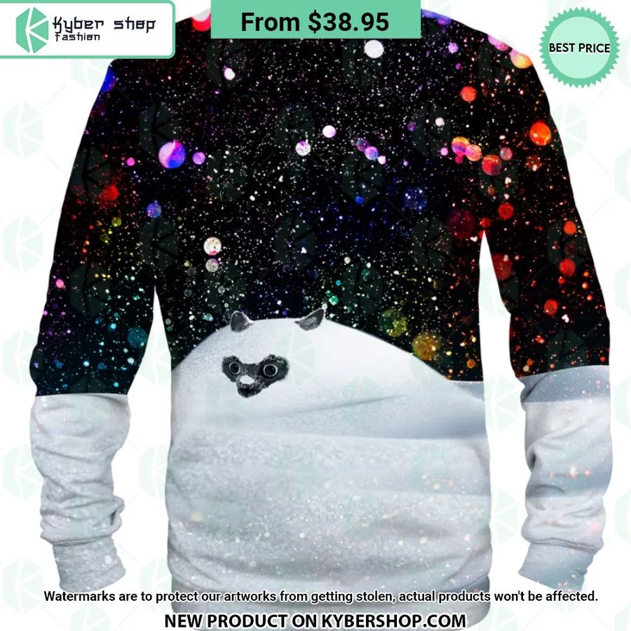 Let it snow Cocaine Everywhere Cat Sweatshirt