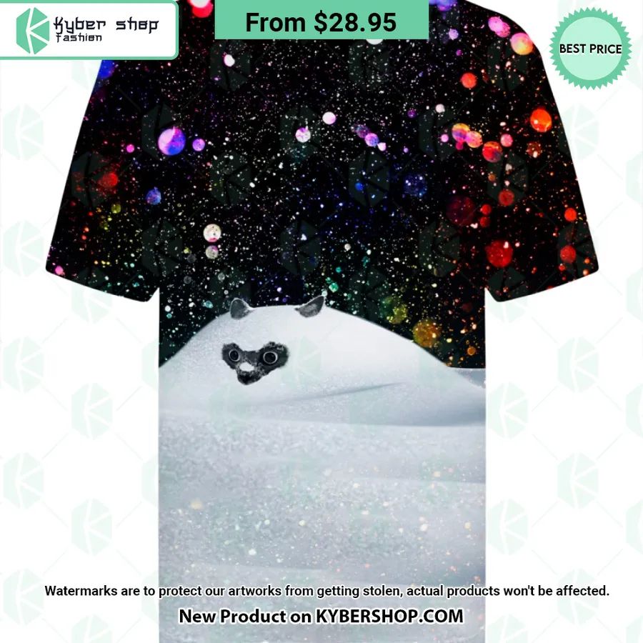 Let it snow Cocaine Everywhere Cat T Shirt