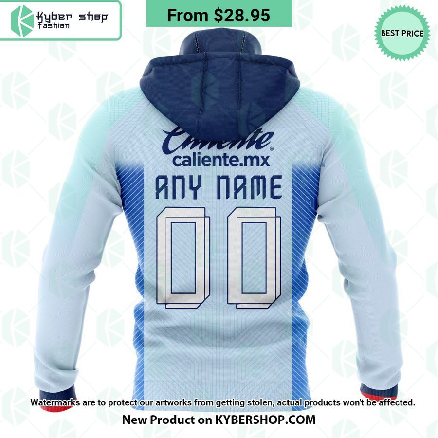 LIGA MX Cruz Azul 2023 2024 Away CUSTOM Hoodie