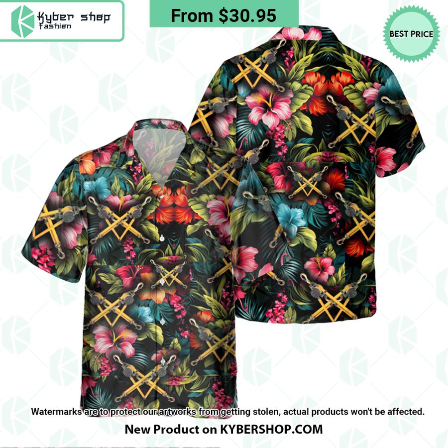 Lineman Tropical Hawaiian Shirt