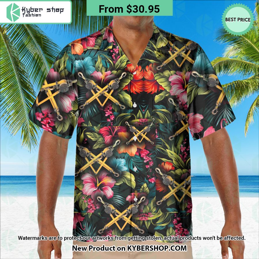 Lineman Tropical Hawaiian Shirt