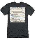 Lines Pattern Coffee Style T-Shirt