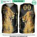 Lion Faith Over Fear CUSTOM Basketball Jersey