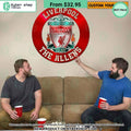 Liverpool FC CUSTOM Metal Sign