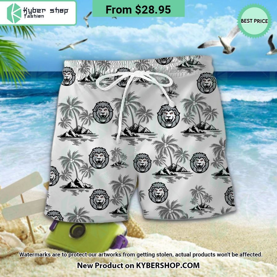 Löwen Frankfurt logo Hawaiian Shirt and Shorts