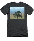 Lone Oak Tree With  Foothills And Mountains California T-Shirt