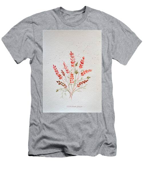 Loosely Painted Red Flowers T-Shirt