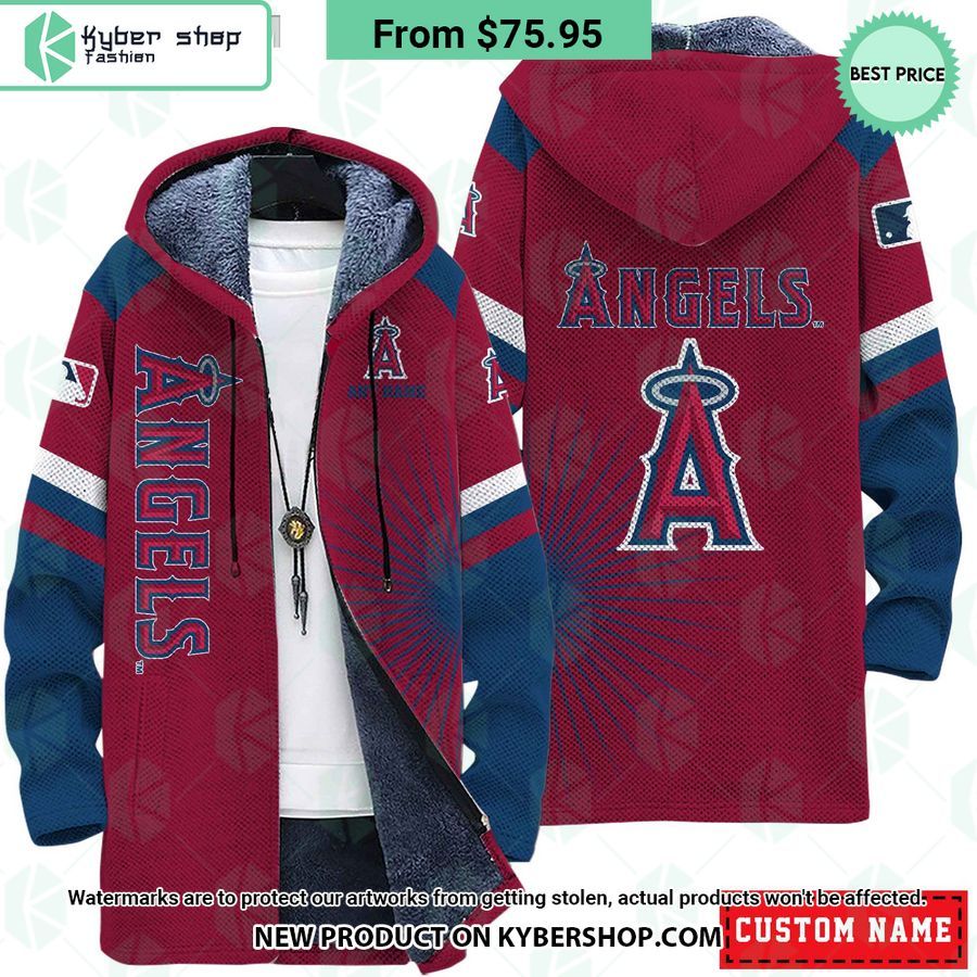 Los Angeles Angels MLB CUSTOM Fleece Windbreaker Jacket