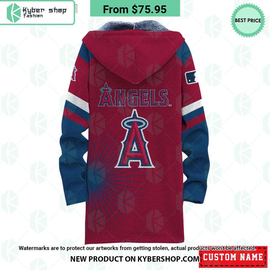 Los Angeles Angels MLB CUSTOM Fleece Windbreaker Jacket