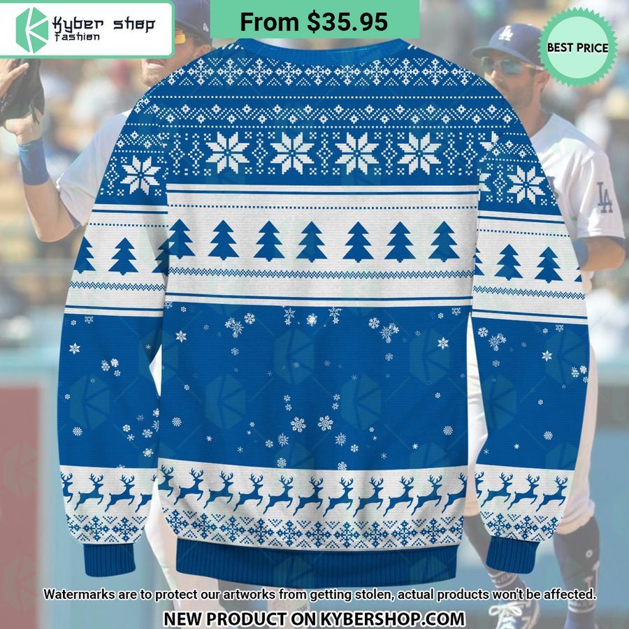 Los Angeles Dodgers Grinch Christmas Sweater