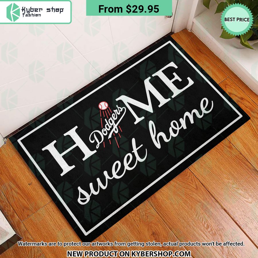 Los Angeles Dodgers Home Sweet Home Doormat