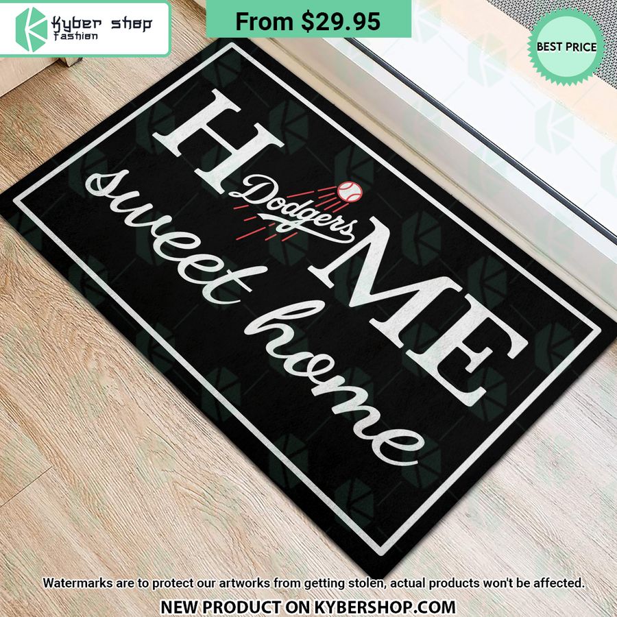 Los Angeles Dodgers Home Sweet Home Doormat