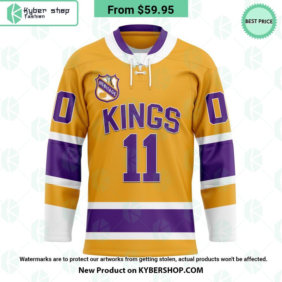 Los Angeles Kings Heritage Concepts team logo Hockey Jersey
