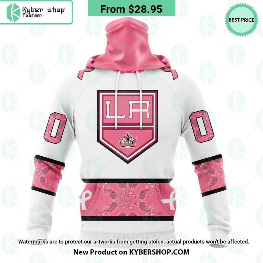 Los Angeles Kings In October We Wear Pink Breast Cancer Hoodie