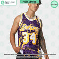 Los Angeles Lakers Shaquille O Neal 34 Marble Purple Basketball Jersey
