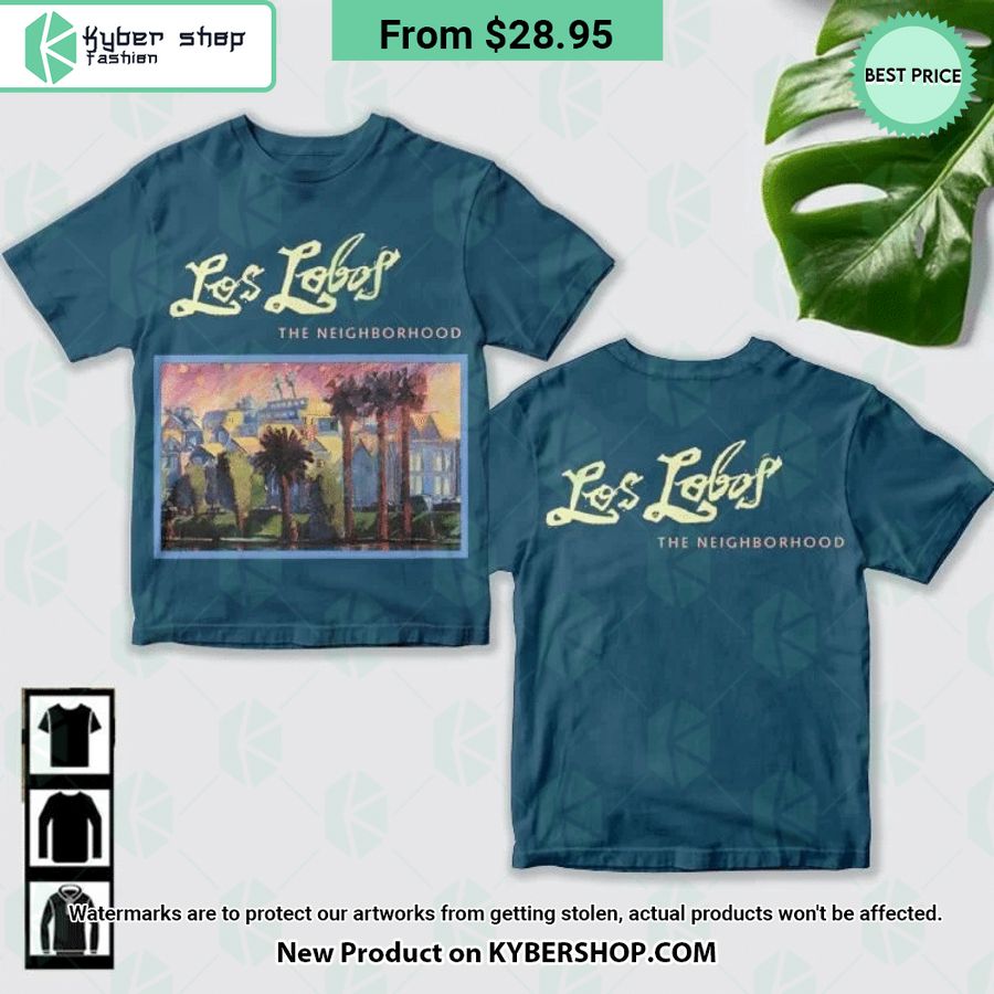 Los Lobos The Neighborhood Album Cover Shirt