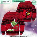 Louisville Cardinals Grinch Christmas Sweater