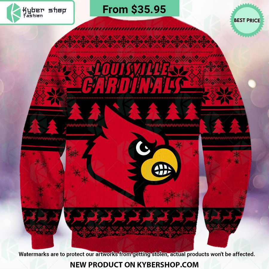 Louisville Cardinals Grinch Christmas Sweater