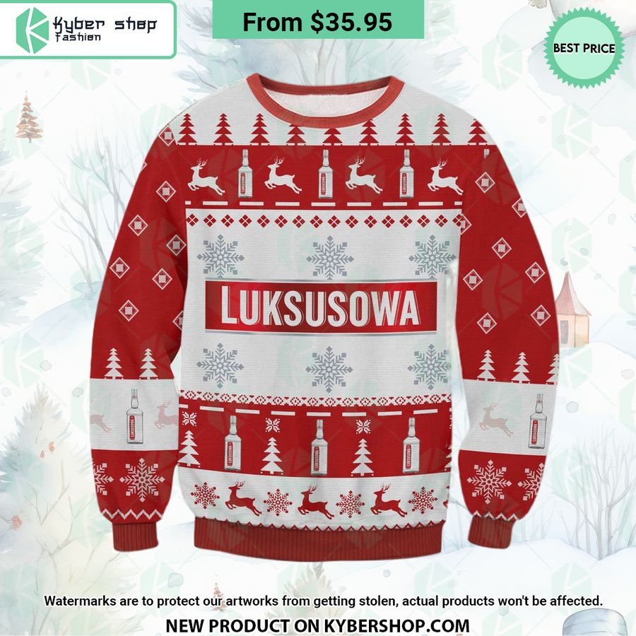 Luksusowa Vodka Christmas Sweater