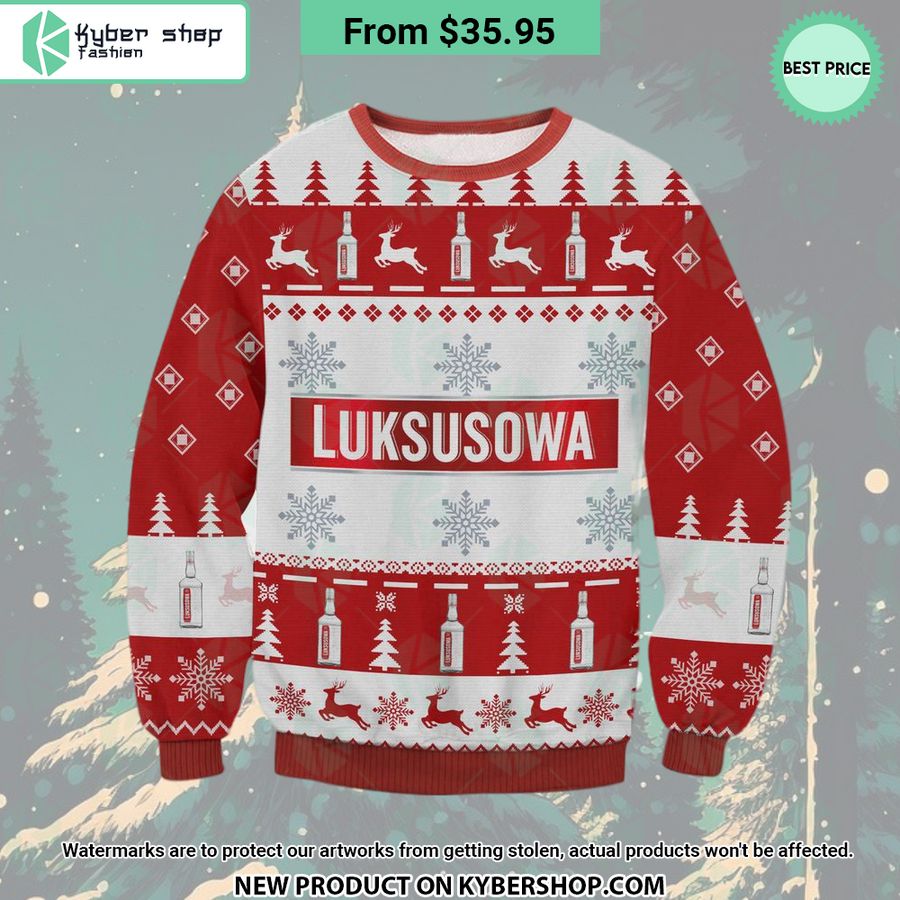Luksusowa Vodka Christmas Sweater