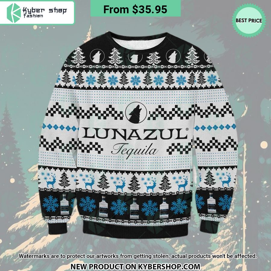Lunazul Tequila Christmas Sweater