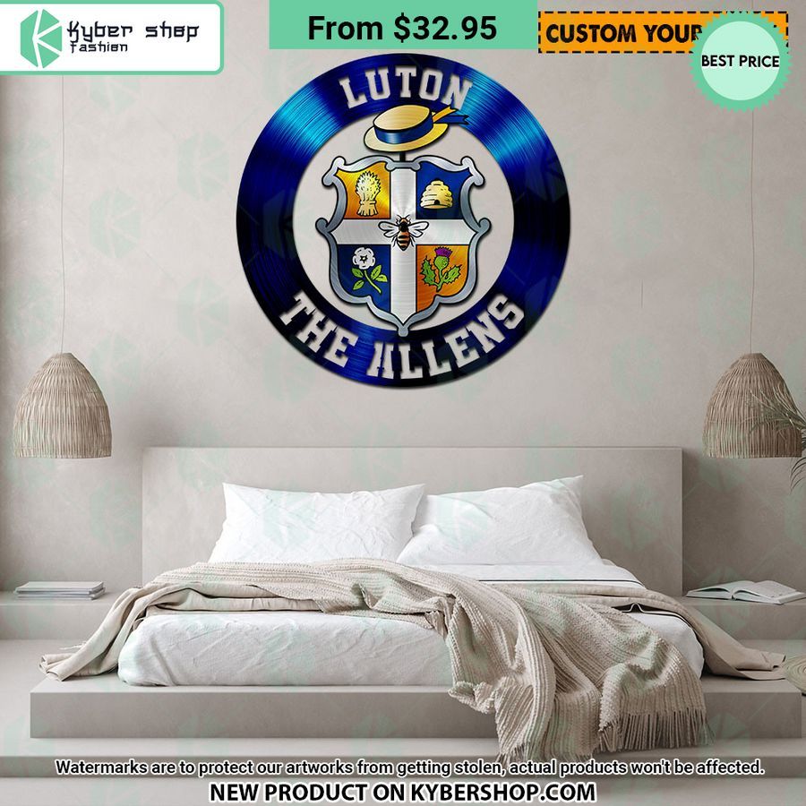 Luton Town CUSTOM Metal Sign
