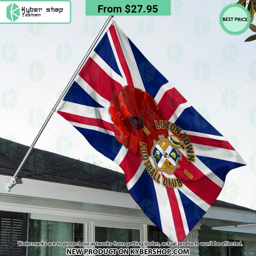 Luton Town FC Remembrance day Flag