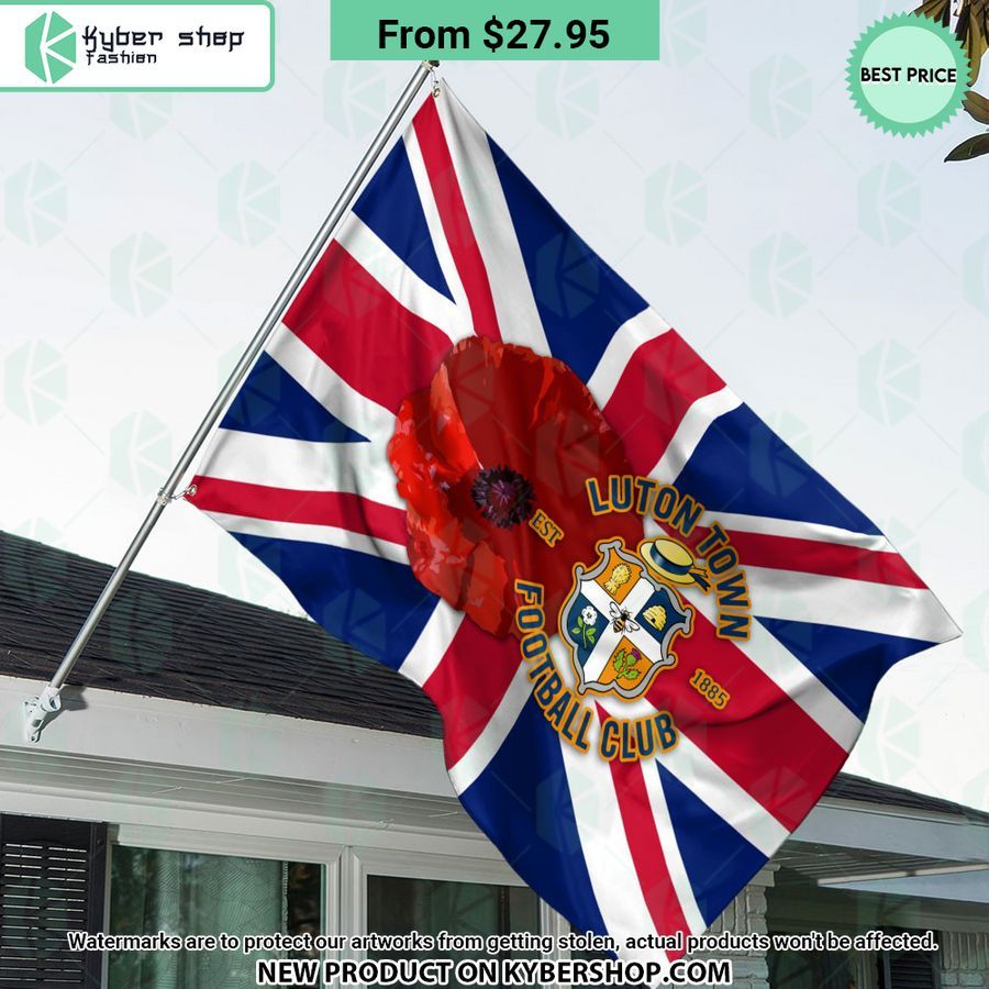 Luton Town FC Remembrance day Flag