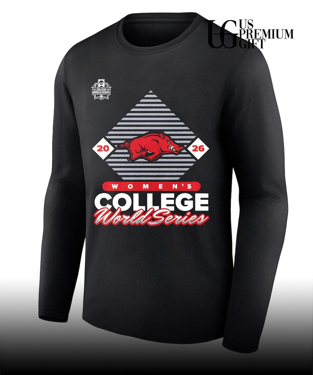 2026 NCAA Arkansas Razorbacks Softball Women’s College World Series shirt