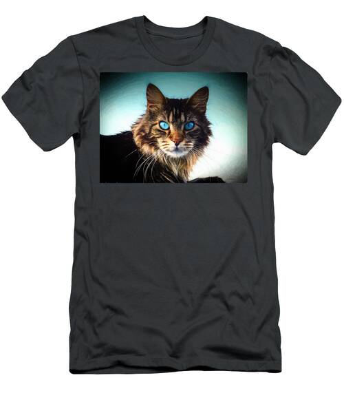 Maine Coon Cat - Painting T-Shirt